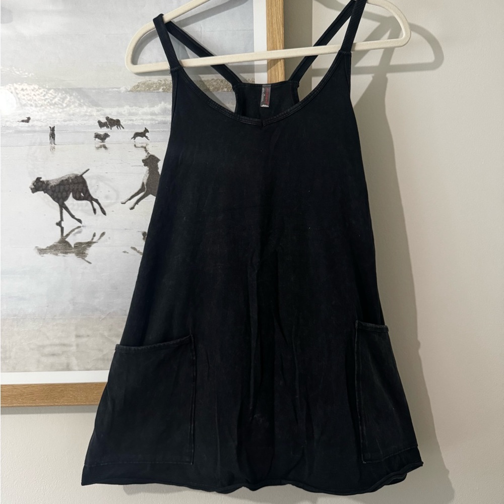 Free People Hot Shot Mini Dress - Black